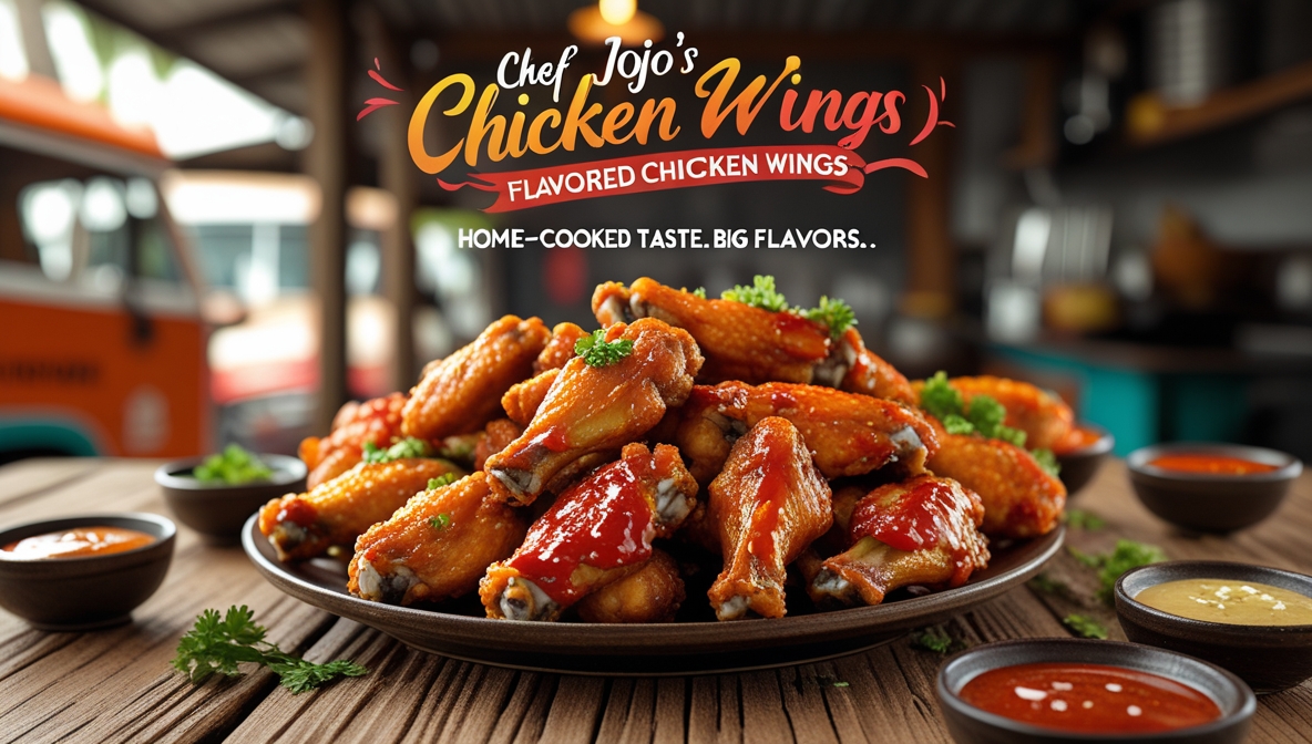Flavored Chicken Wings (15 pcs, 3 Flavors)
