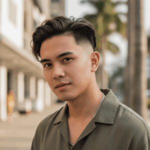 The Modern Filipino Wave: Mid-Drop Fade with Textured Top